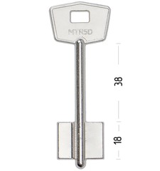Заготовка сувальдного ключа 10603 MTR 5G