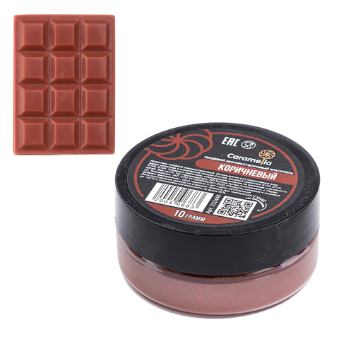 Краситель сухой жирорастворимый Caramella Коричневый 10 г