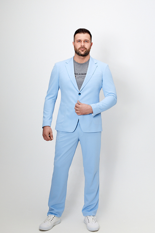 Костюм мужской - двойка на резинке Slim Fit Slavasio 432/41