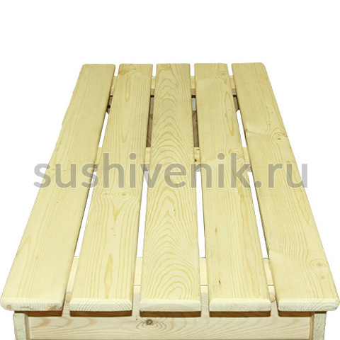 Лавка из ангарской сосны для сауны - 6