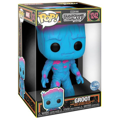 Funko POP! Marvel Guardians Of The Galaxy 3 Groot (BLKLT) (Exc) 10