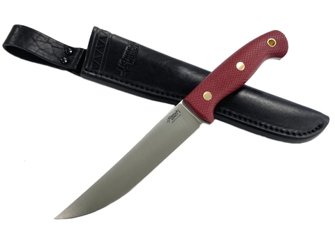 Нож Meat Master, N690, микарта красная, 241.1757, Южный крест