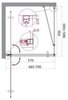 BelBagno Marmi MARMI-AH-1-70/100-C-CR Душевой уголок прямоугольный, 70x100, цвет: хром