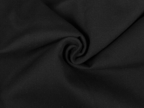 Ткань CANVAS HEAVY PLN-BLACK C001