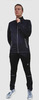 Утеплённый лыжный костюм ArsWear Black Training со спиной мужской
