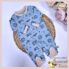 Комбинезон хлопок м (0-6) 250212-NV4067