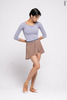 Wrap chiffon skirt with ties | wet_sand