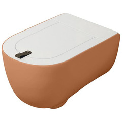 ArtCeram The One THV001 13 00 ARANCIO CAMMEO Унитаз подвесной, цвет: оранжевый фото