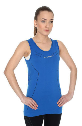 Brubeck Athletic спортивная майка женская синяя - 3