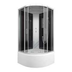 Душевая кабина IVA SC90CT 900*900*2150 высокий поддон, тонированное стекло