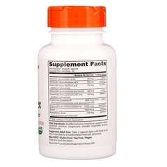 Doctor's Best, Комплекс ативных витаминов B с Quatrefolic, 30 растительных капсул