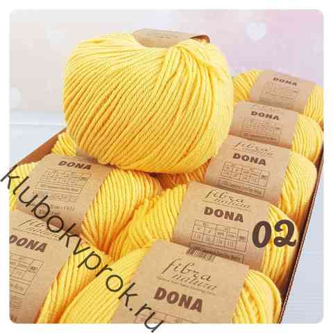 FIBRA NATURA DONA 106-02, Желтый
