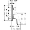 Hansgrohe PuraVida 15445000 Смеситель встраиваемый на 2 потребителя