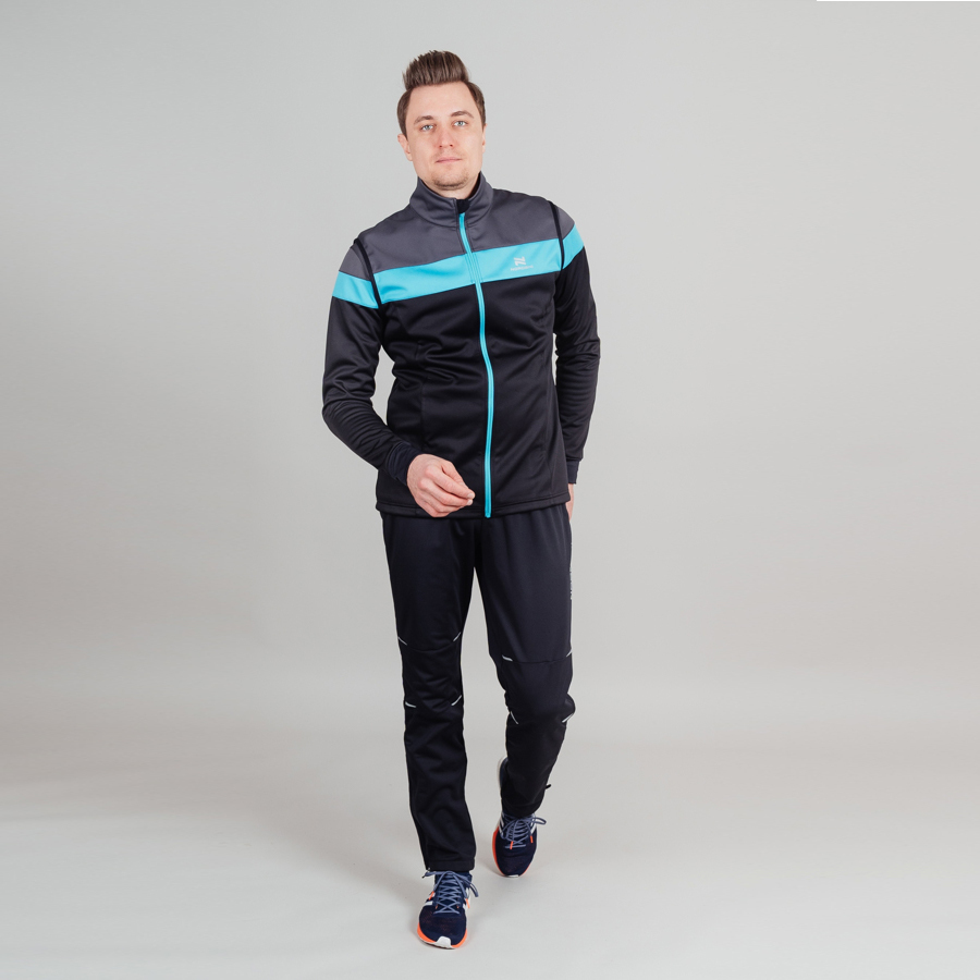 Лыжный жилет мужской Nordski Drive black-blue - 3