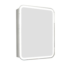 STWORKI Алта 60 LED-00002579 Зеркало-шкаф правое, с диодной подсветкой и часами, с розеткой фото