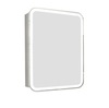 STWORKI Алта 60 LED-00002579 Зеркало-шкаф правое, с диодной подсветкой и часами, с розеткой