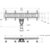 Cezares SLIDER-LD-60-BORO Душевой лоток 60 см