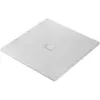 BelBagno TRAY-MR-UNO-A-90-35-W-BO Поддон из искусственного мрамора в комплекте с сифоном с белой матовой декоративной накладкой