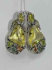 Глория (серьги из серебра)