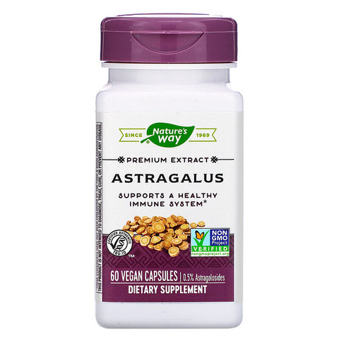 Nature's Way, Astragalus, 60 Vegan Capsules