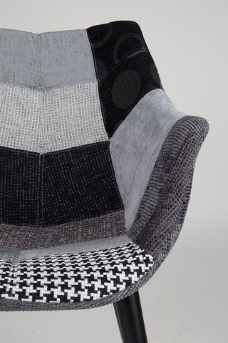 Кресло Zuiver Twelve - patchwork grey - 1100267