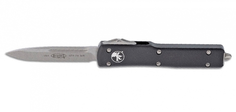 Фронтальный нож Microtech 148-10 UTX-70 Black Выкидной
