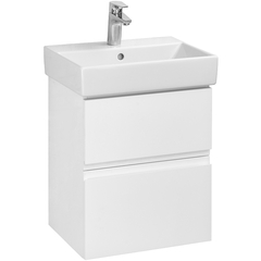 Roca Oleta 857638501 Модуль для раковины 500 мм, 460х374х548 мм, с 2 ящиками, белый матовый фото