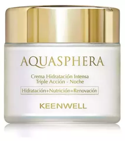 KEENWELL Aquasphera Triple Action Intensive Moisturizing Night Cream Ночной Интенсивно Увлажняющий Крем Тройного Действия
