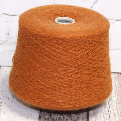 Смесовка с альпакой LINEAPIU INCAS 2/13 тыква