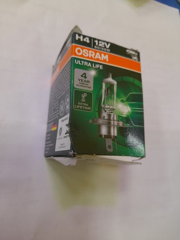 Автолампа OSRAM H4 60/55W P43t 12V 64193ULT