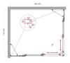 BelBagno Luce LUCE-AH-22-140/120-C-CR Душевой уголок, 140x120, цвет: хром