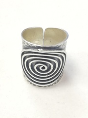 Наутилус ( кольцо из серебра)