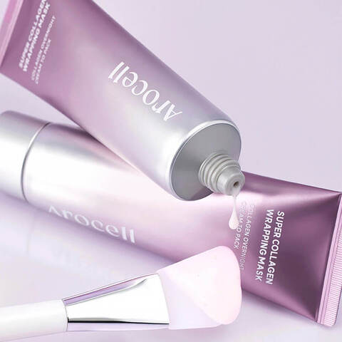 AROCELL Super Collagen Wrapping Mask Коллагеновая маска-пленка для сияния 80 г