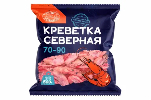 Креветки Северные 70/90, 500г