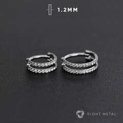 Кликер Cuff Double Crystal 1.2мм