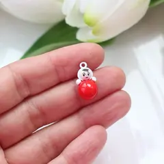 Подвеска Неваляшка с эмалью, 19*9 мм, П636