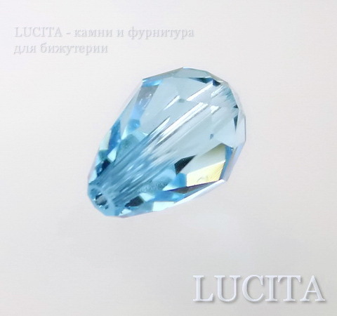 5500 Бусина - капля Сваровски Aquamarine 9х6 мм ()