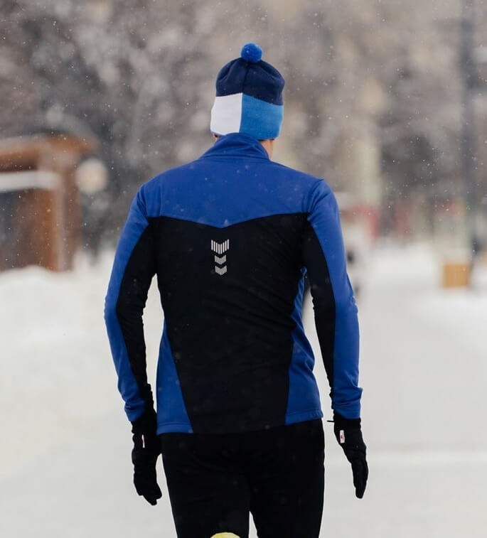 Мужская утепленная разминочная куртка Nordski Base true blue-blue - 8