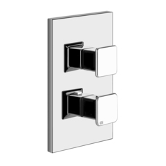 Gessi iSpa 41122#031 Встраиваемый термостат, подключение на 3/4”, с фильтрами(внешние части), цвет: хром фото