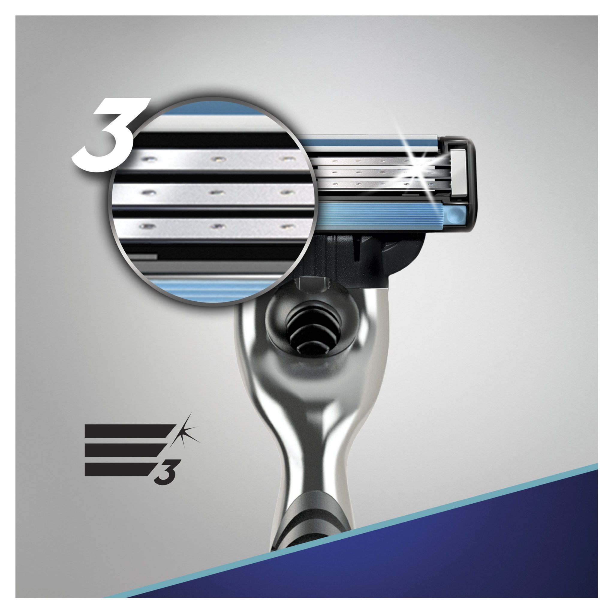 Сменные кассеты для бритья Gillette MACH3 комплект 2 по 8 (16 шт) (ХИТ ПРОДАЖ)