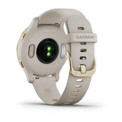 Смарт часы Garmin Venu 2S, Light Gold Stainless Steel Bezel with Light Sand