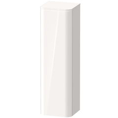 Duravit Happy D.2 Plus HP1261R2222 + ТОП HP030002222 Пенал подвесной 1336x400x360мм 1 дверь, 3 стекл. полки, DX с Декоративным Топ 16x403x364мм, цвет: белый глянцевый фото