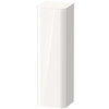 Duravit Happy D.2 Plus HP1261R2222 + ТОП HP030002222 Пенал подвесной 1336x400x360мм 1 дверь, 3 стекл. полки, DX с Декоративным Топ 16x403x364мм, цвет: белый глянцевый