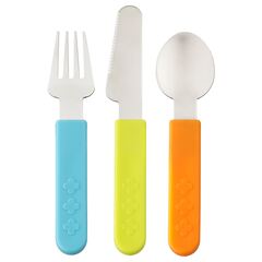 Набор столовых приборов IKEA SMASKA (СМАСКА), Детский, Разноцветный, 3 шт