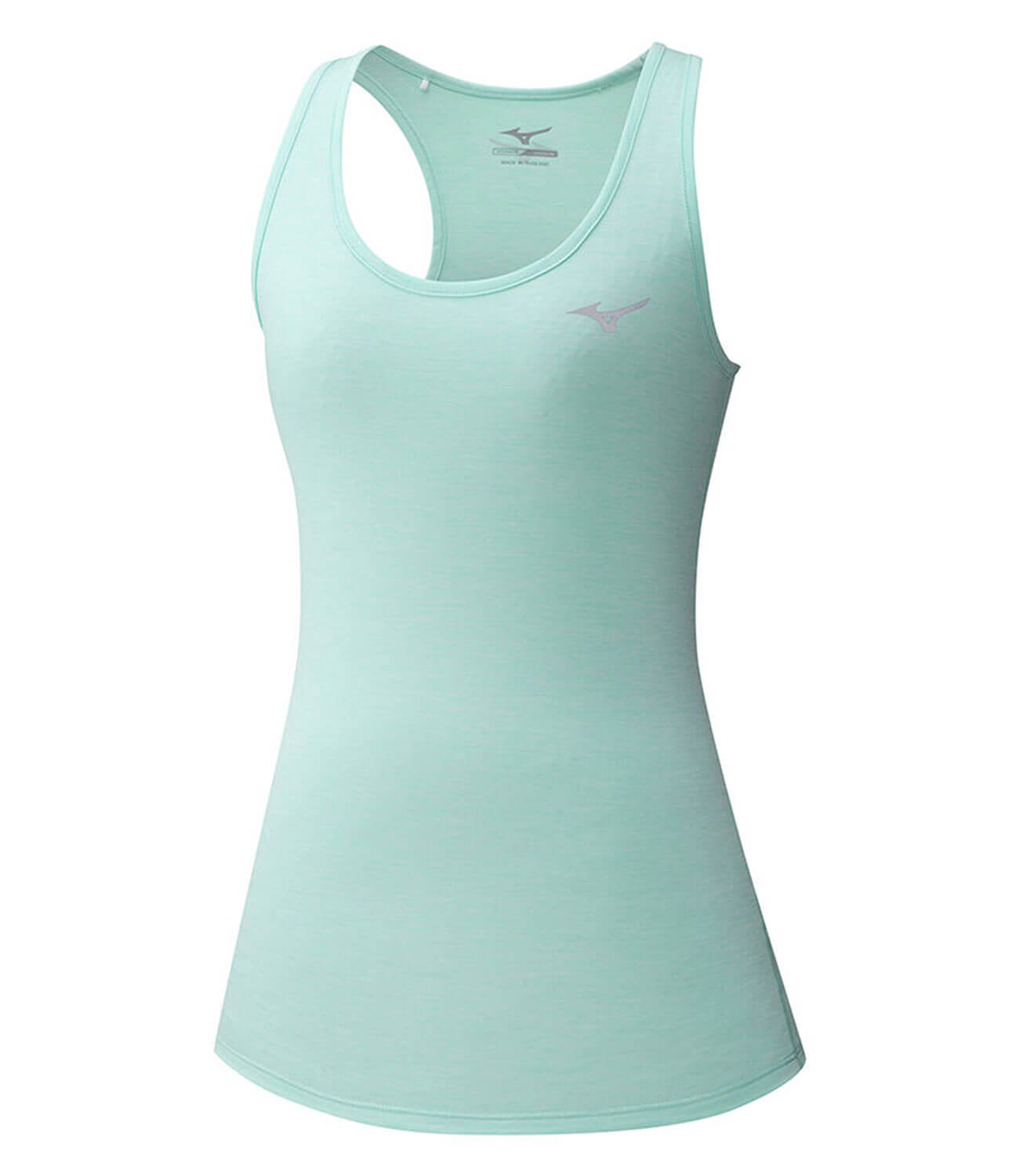 Mizuno Impulse Core Tank беговая майка женская голубая