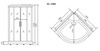 Timo Lux TL-1503 Душевая кабина 102x102, цвет: хром