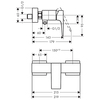 Hansgrohe Metropol 32560140 Смеситель для душа, ВМ, BBR