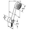 Kludi Zenta 6075005-00 Душевой набор, цвет: хром