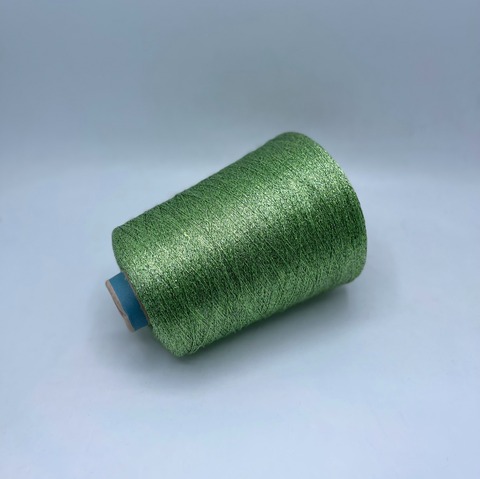 Torcitura di domaso (пр.Италия),art.Tore, 3750 м / 100 гр. 66% вискоза 34% полиэстер( люрекс ), цвет-Салатовый, арт.25588