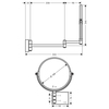 Hansgrohe AddStoris 41791340 Косметическое зеркало, BBC